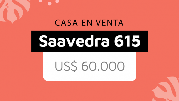 Casa en Venta Saavedra 615